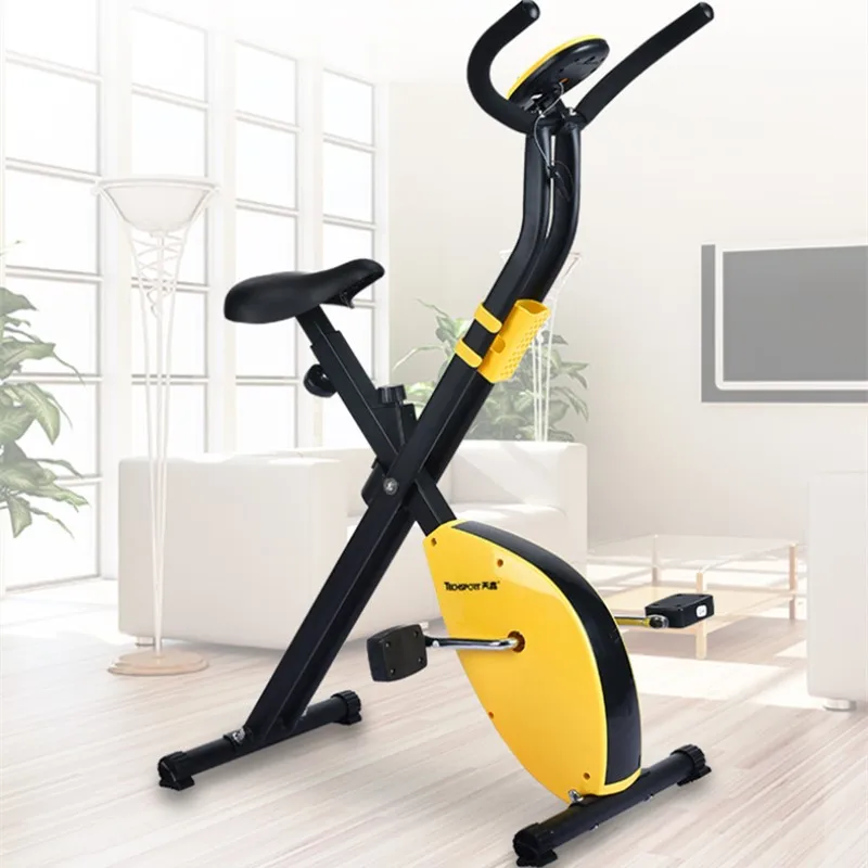 Mini indoor bicycle, silense pedalbicycle with electronic display, foldable spining, lightweight fitness bicycle to lose weight