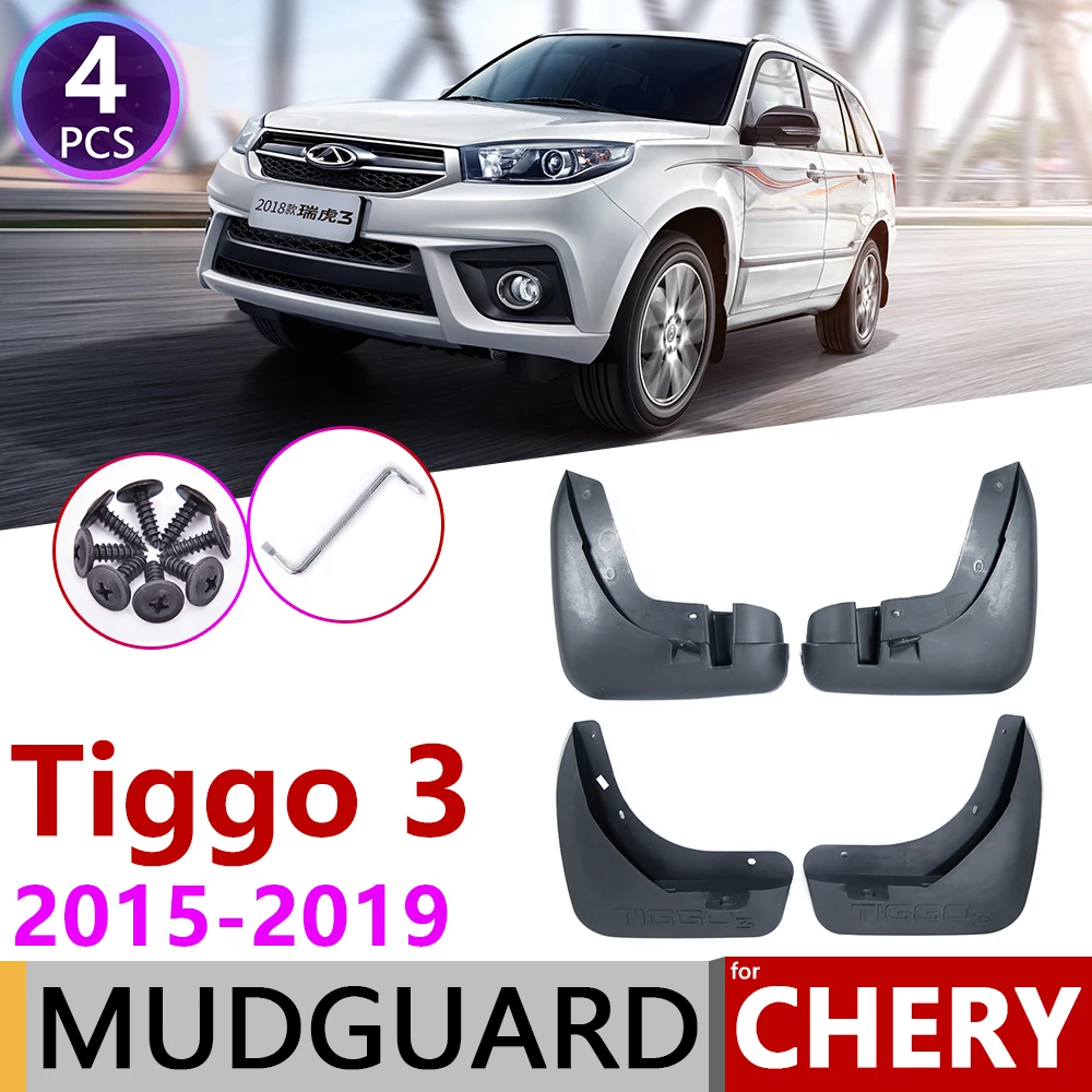 Для Chery Tiggo 3 2015 ~ 2019 крыло для автомобиля крылья Брызговики аксессуары 2016 2017 2018