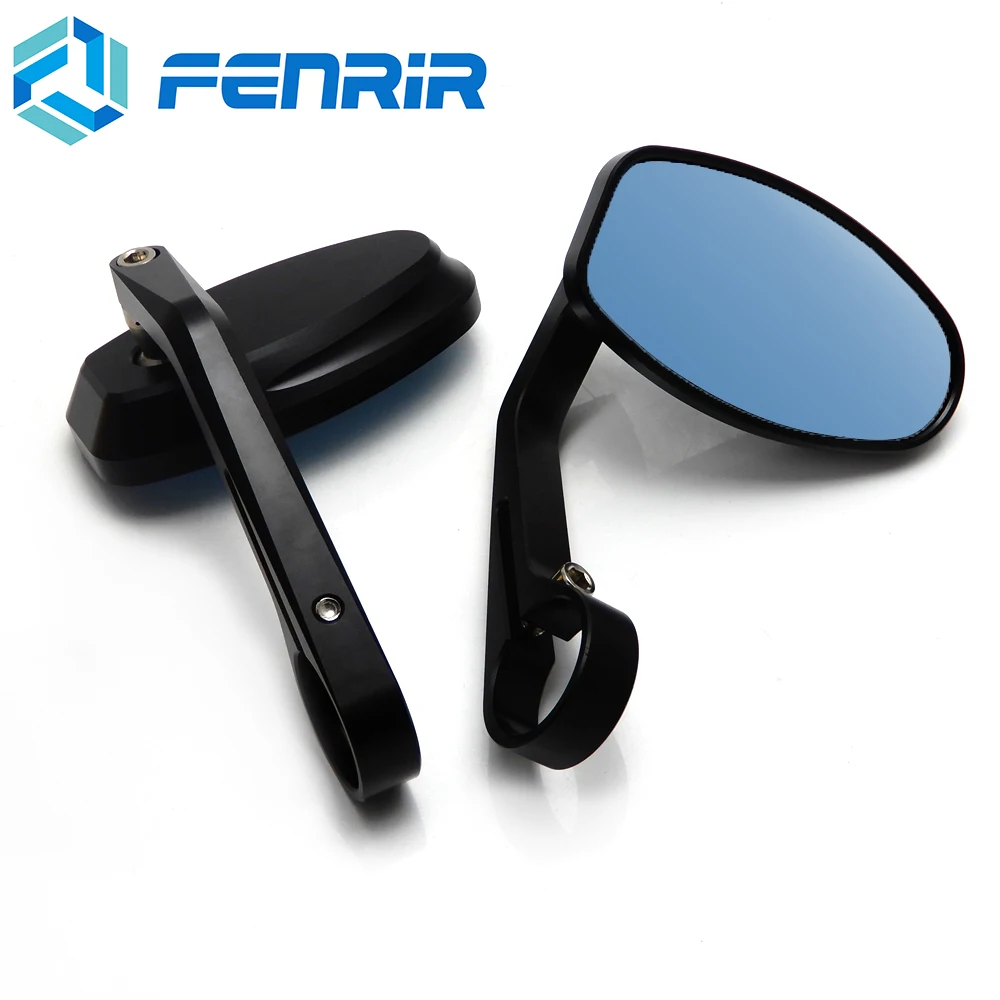 

FENRIR CNC ATV Scooter motorcycle Bar End mirror Rear View for Honda suzuki Kawasaki piaggio vespa KTM Yamaha Benelli Aprilia