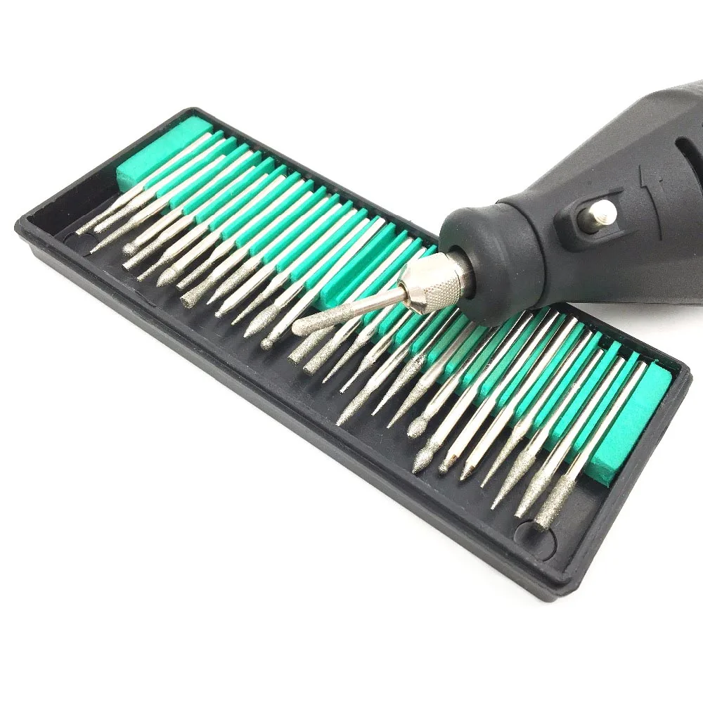 Hot-Sale-30pcs-2-35mm-Shank-Diamond-Burs-Set-With-Box-For-Dremel-Electric-Grinder-Power (2)