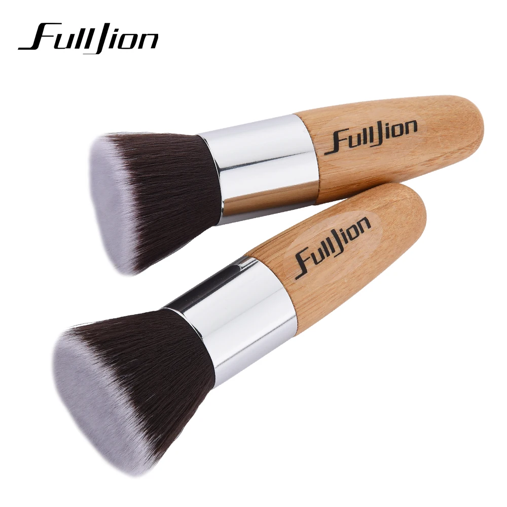 Fulljion 1 шт. модный бамбуковый плоский Топ макияж Кисточки для макияжа Набор