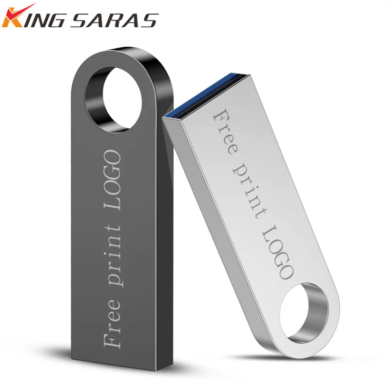 Usb флеш-накопитель 64 ГБ Водонепроницаемая Usb флешка 128 ГБ флеш-накопитель 32 Гб Металлическая Usb 2,0 Флешка 4 ГБ 8 ГБ 16 ГБ карта памяти бесплатный логотип на заказ