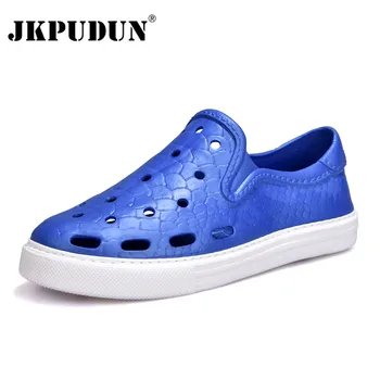 

JKPUDUN Summer Men Sandals Breathable Male Sandal Summer Beach Shoes Casual Unisex Water Slippers Fashion Slides Cheap Shoes