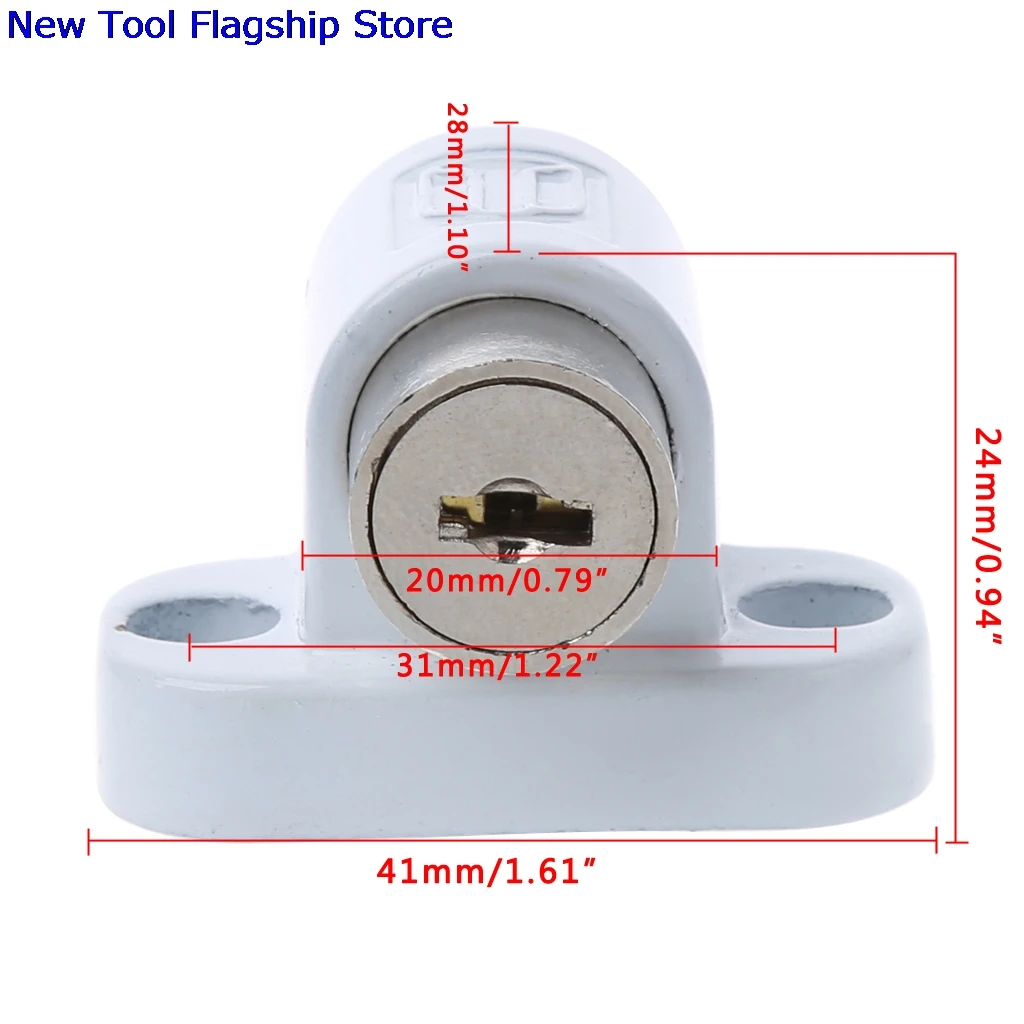 Child Safe Sliding Patio Locking Door Bolt Window Locks Aluminum Steel ...