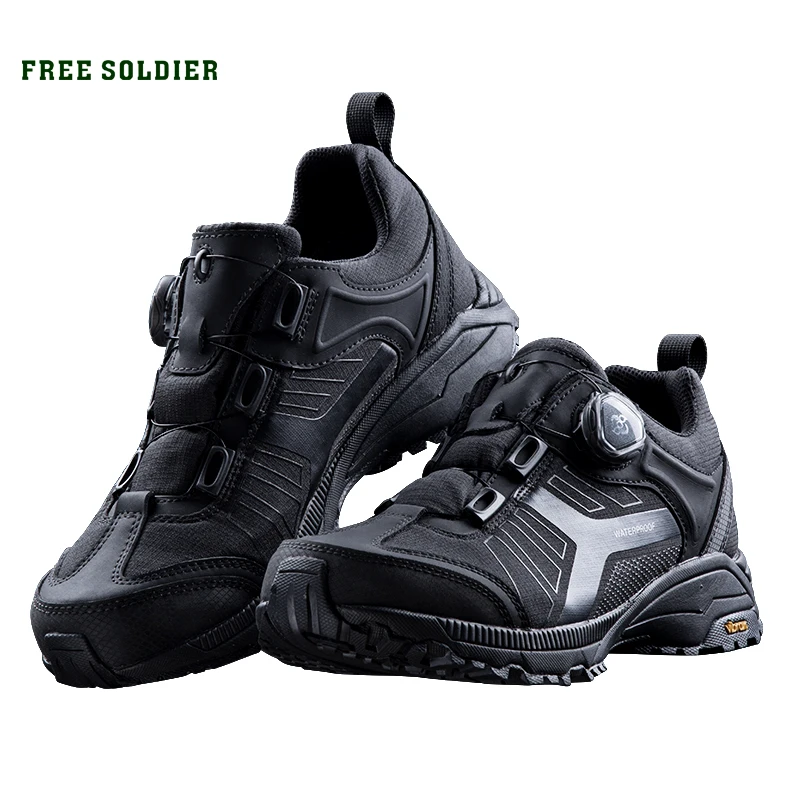

FREE SOLDIER outdoor Low Army Fan Tactical Boots Male Outdoor Non-slip Waterproof Breathable Mountain Hiking Shoes