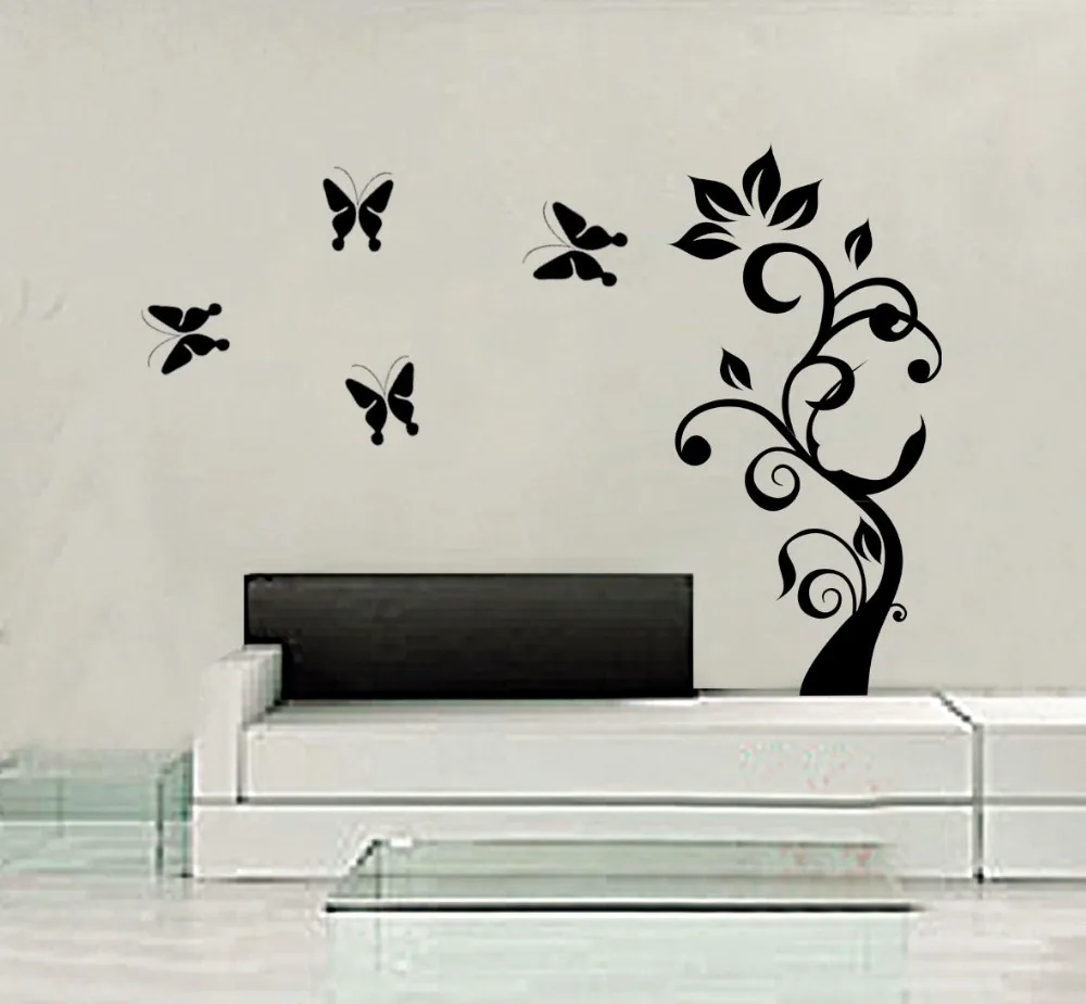 Tree Butterfly DIY Art Wall Decal Decor Room Sticker Vinyl Removable
