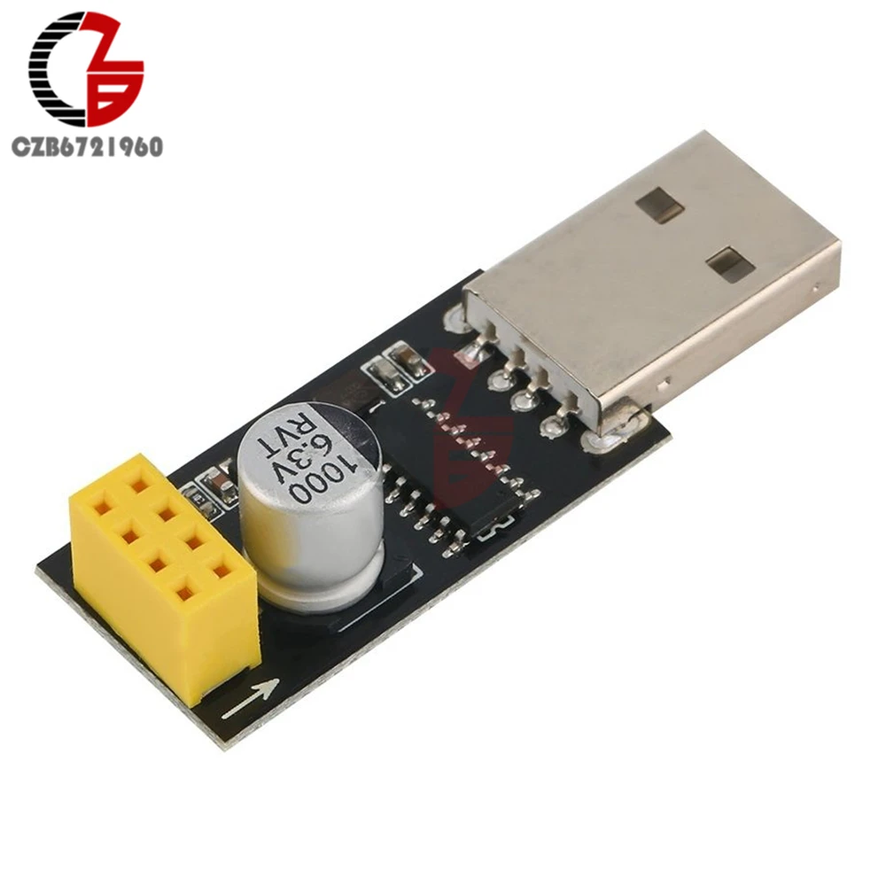 

USB to ESP8266 Serial Module TTL Wifi ESP-01 CH340G Developent Board Adapter