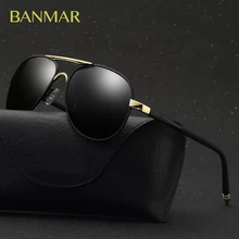 BANMAR Piloto Gafas de Sol Hombres Mujeres Diseñador de la Marca de Deportes gafas de Sol Polarizadas Gafas de Conducción Gafas de Espejo Gafas Gafas gafas de sol