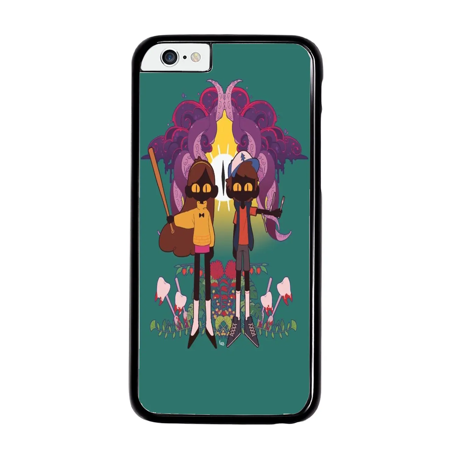 2016 Чехол Для iPhone 6 S/7 Плюс 4/5 5C 5S Sony C4/M5/T2/3 Мода Тпу пк Протектор Hard Cover Тяжести