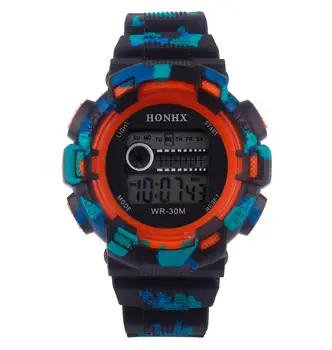 

Superior New Hot Selling Fashion Men Waterproof LED Digital Date Military Sport Rubber Quartz Watch Alarm June 25