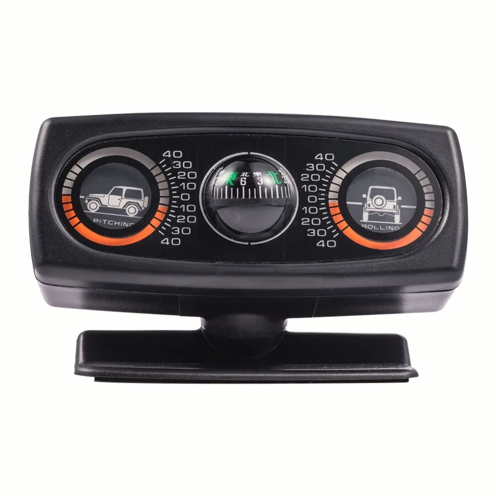  New Vehicle Compass Multifunction Car Inclinometer Slope Measure Inclination Tool