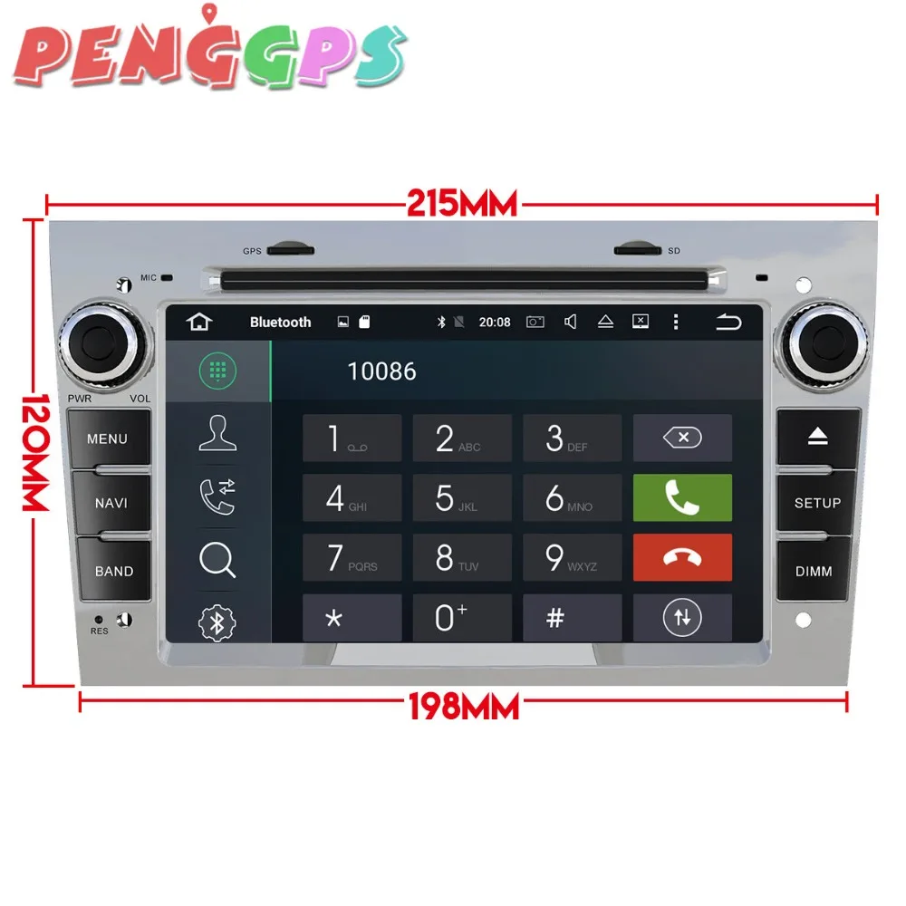 Discount Android 8.0 Car Radio DVD Player GPS Navigation for Opel Astra H G J Antara VECTRA ZAFIRA Vauxhall Car Stereo Audio Multimedia 1