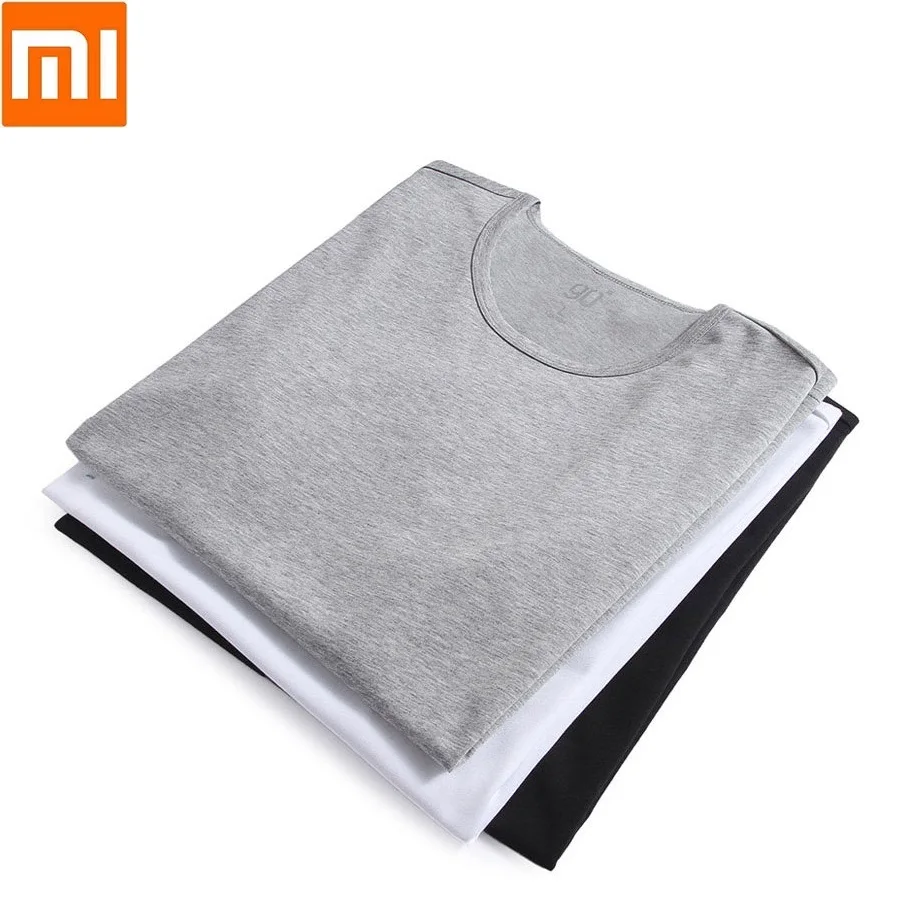 

2PCS Xiaomi 90 Female Antibacterial short sleeve T-shirt Easy to dry Smooth comfortable Casual breathable Sweatshirt woman