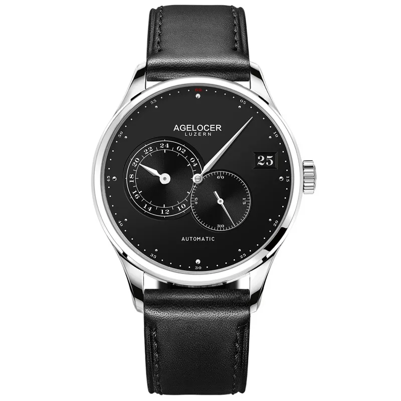 AGELOCER новые роскошные брендовые деловые мужские часы, автоматические модные водонепроницаемые наручные часы 50 м - Цвет: 5103A1