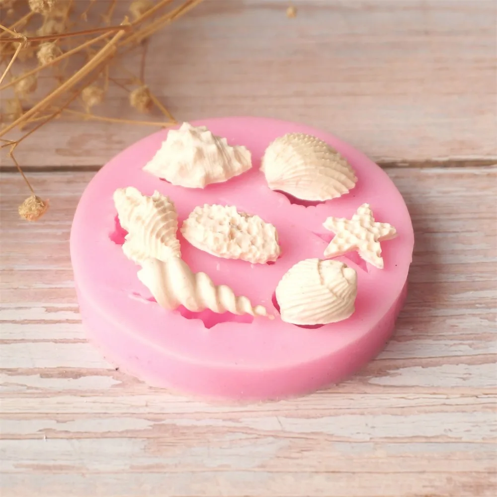 Sugarcraft формочка в виде раковины помадка форма для украшения торта инструменты форма для шоколадной мастики