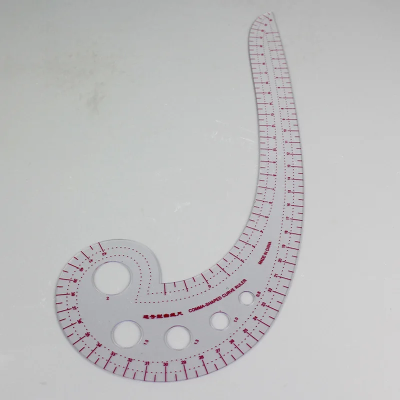 Новое поступление швейная линейка для одежды измерительная линейка портного форма запятой французский кривой пластиковый портной рисунок ремесло инструмент DIY