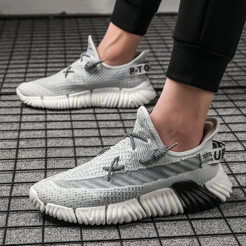 

Brand Designer Men Running Shoes Breathable Comfort Outdoor Training Athletics Soft Soles Mesh Big Size 39-47 Sport Shoes Man