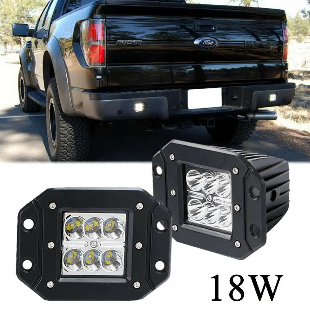 

2X 3inch Spot Beam Fog Lamps LED Work Light Bar Cube for Offroad Lamp Truck ATV Car Boat Lamp 12V 24V Waterproof