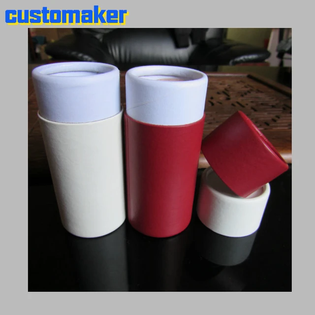 50Pcs Custom LOGO Cardboard Tubes With Caps Kraft paper tube for essential  oil 10-200Ml Coffee, Glass,Food,Gift Container