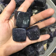 100G Natuurlijke Paars Sugilite Stenen Kubus Gepolijst Grind Specimen Natuurlijke Stenen En Mineralen Gelukkig Aquarium Steen