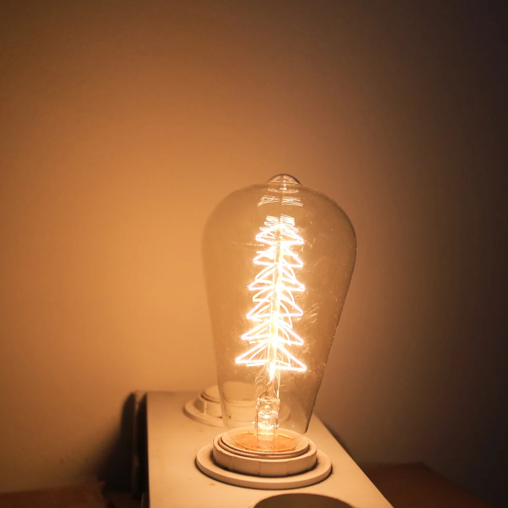 Лампа накаливания E27 40 Вт ST64 A19 T45 G80 G95 G125 220 В|retro edison|edison bulbedison light bulb |