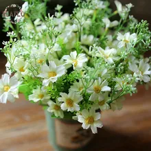 1 букет искусственных цветов Орхидея Гибридный букет свадебный цветок расположение украшение дома