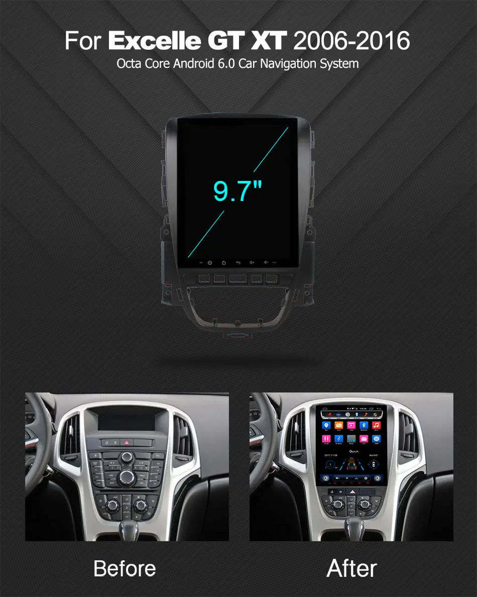 Flash Deal Ownice 9.7" octa Core 2GB RAM 32GB Car DVD Player GPS Navigation for Buick Excelle GT/XT 2006 - 2016 IPS 2.5D 4G LTE Car play 1