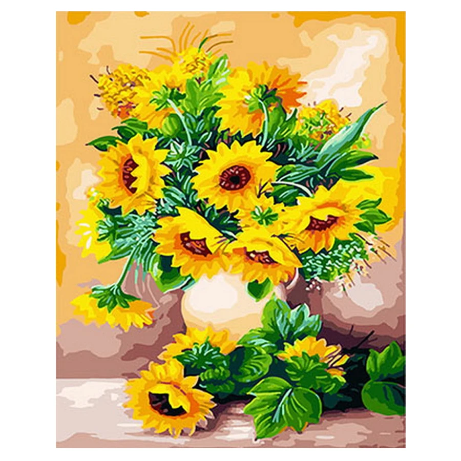 Full square rhinestones diamond embroidery sunflowers 5d diy diamond