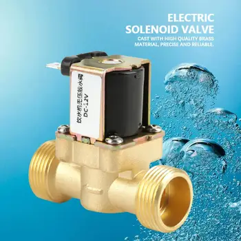 

12V Solenoid Valve G3/4 Brass N/C Normally Electric Solenoid Valve N/C Solenoid Valve 2 Way Pressure Regulating Valve