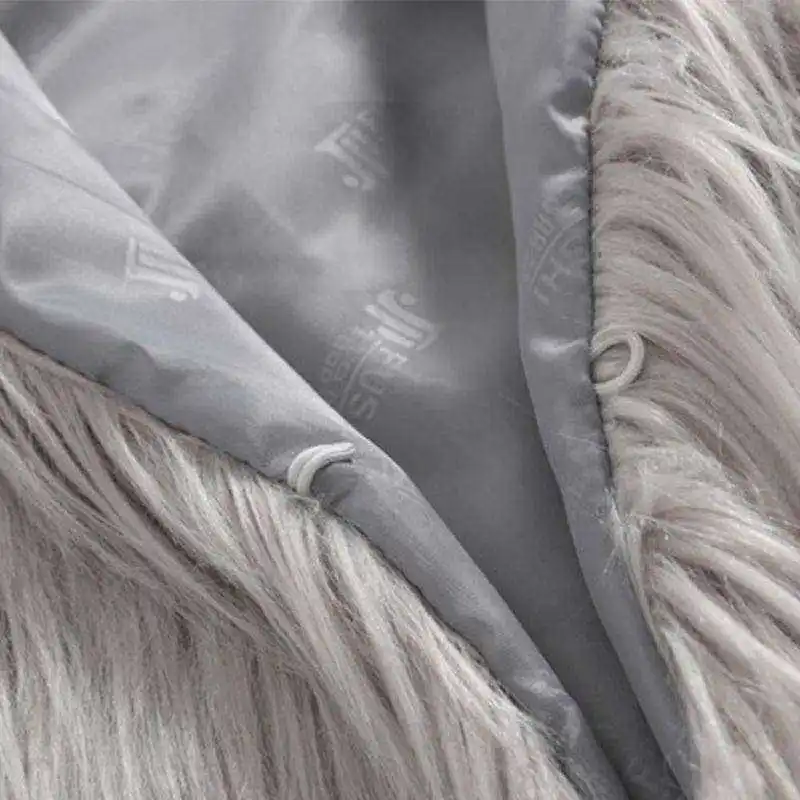 Women Faux Fur Coat Shitsuke Fuorrure Femme Fashion Luxury Peel Women's Outwear Plus Size 3XL Solid