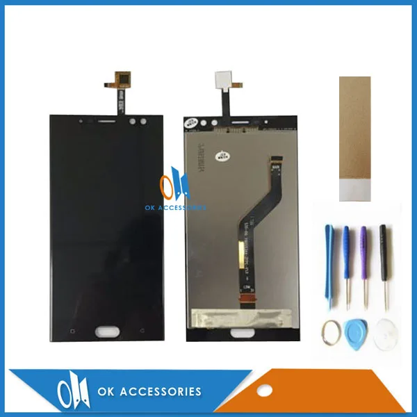 

Black Blue Color High Quality For Oukitel K3 LCD Display With Touch Screen Assembly With Tools Tape 1PC/Lot