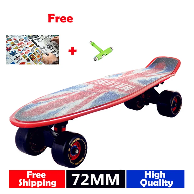 free shipping big wheels skate board 22 skateboard complete backpack