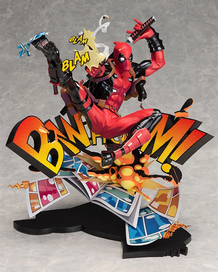 

Marvel Deadpool Breaking The Fourth Wall Complete Figure Model Toy 20cm BOX