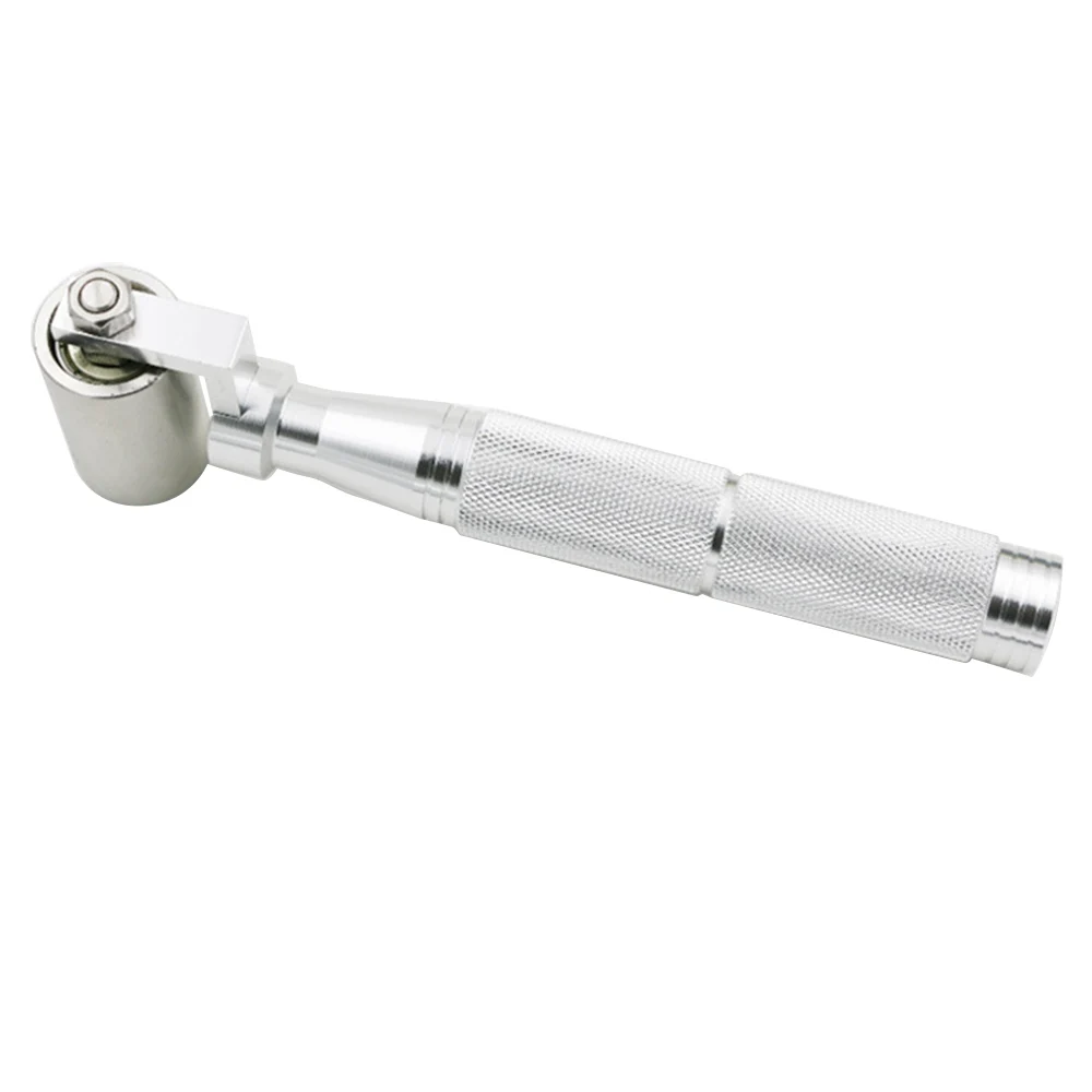 34mm/40mm Stainless Steel Flat Pressure Roller Wallpaper Apply Hand Tool W/ Bimetallic Bearing