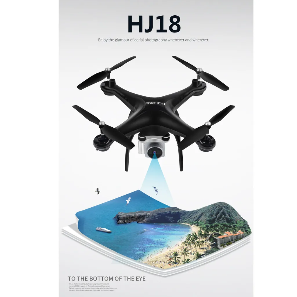 

HINST HJ18W 2.4Ghz FPV 1080P HD Camera Remote Control RC Quadcopte Selfie Drone Wifi Real-time Transmission FPV System Dec28