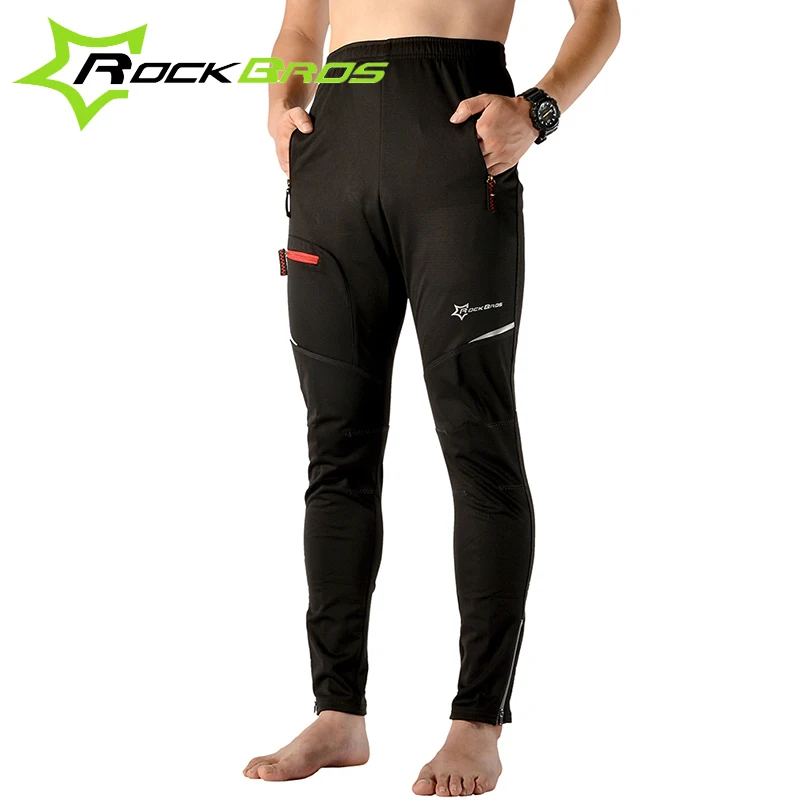 ROCKBROS Cycling Clothing Bicycle Pants Autumn Winter Windproof Thermal ...