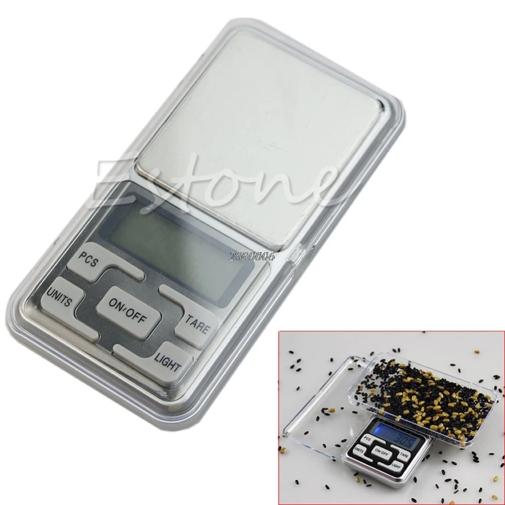 

1PC Pocket 500g x 0.1g Digital Scale Tool Jewelry Gold Balance Weight Gram