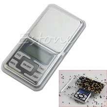 Free Shipping 1PC Pocket 500g x 0.1g Digital Scale Tool Jewelry Gold Balance Weight Gram