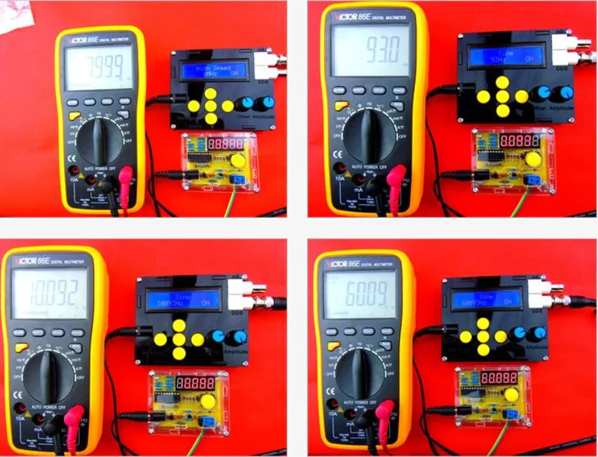 DIY Наборы 1 Гц-50 МГц тестер счетчик частоты с Чехол