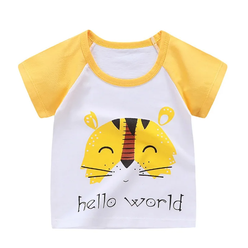 

Children's T-shirt short-sleeved cotton baby cartoon thin short-sleeved boys and girls summer new baby t-shirt