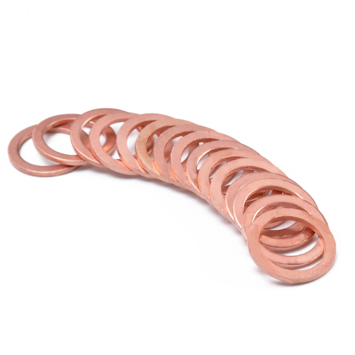 15pcs New Copper Crush Washers Gasket HEL Motorcycle Bike Car Brake Line Banjo Bolt Brass Crush