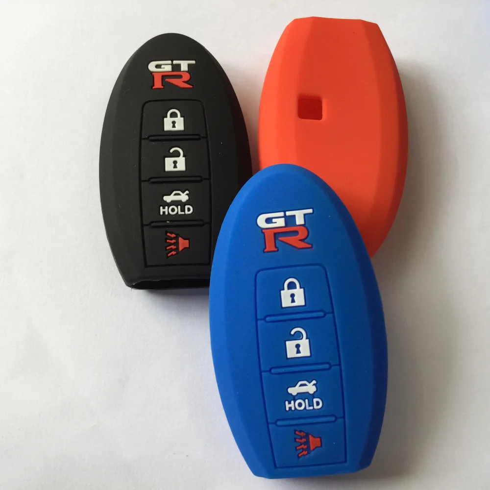 Силиконовый чехол с Дистанционным Ключом оболочка для Nissan Skyline GT R R35 R34 R32 GTR Key