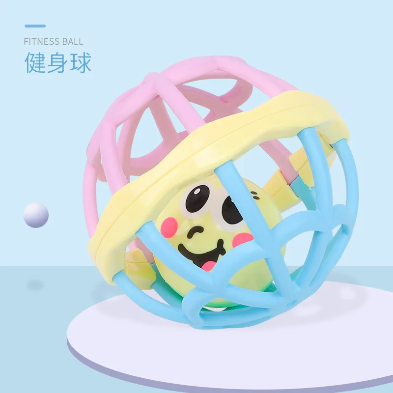 Bearoom Baby Rattles Mobiles Fuuny Baby Toys Intelligence Grasping Gums Soft Teether Plastic Hand Bell hammer Educational jm54