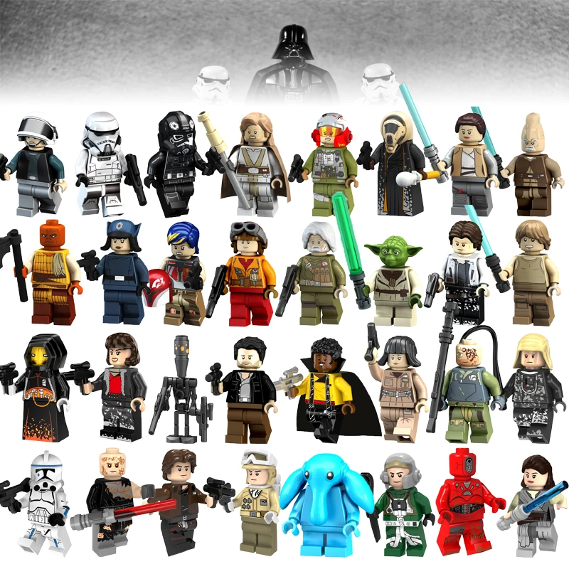 

Legoelys Star Wars Building Blocks Figure Han Solo Anakin Darth Vader Yoda Legoelys Star Wars Toys Compatible Starwars Figures