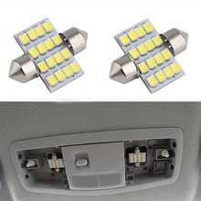 Lampe de lecture dôme blanche à LED, haute luminosité, pour Mitsubishi ASX Outlander 2012 2013 2014 2015, 4 pièces