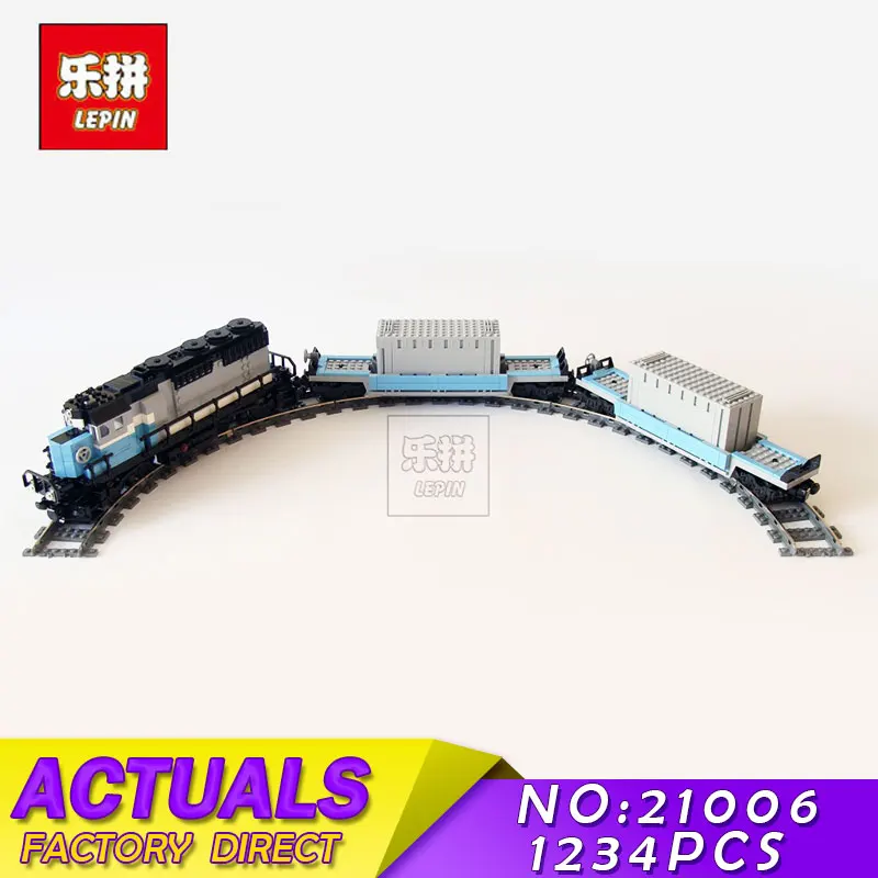 

Genuine Technic Ultimate Series LEPIN 21006 1234pcs The Maersk Train Set Educational Building Blocks Bricks Children Toys Gift