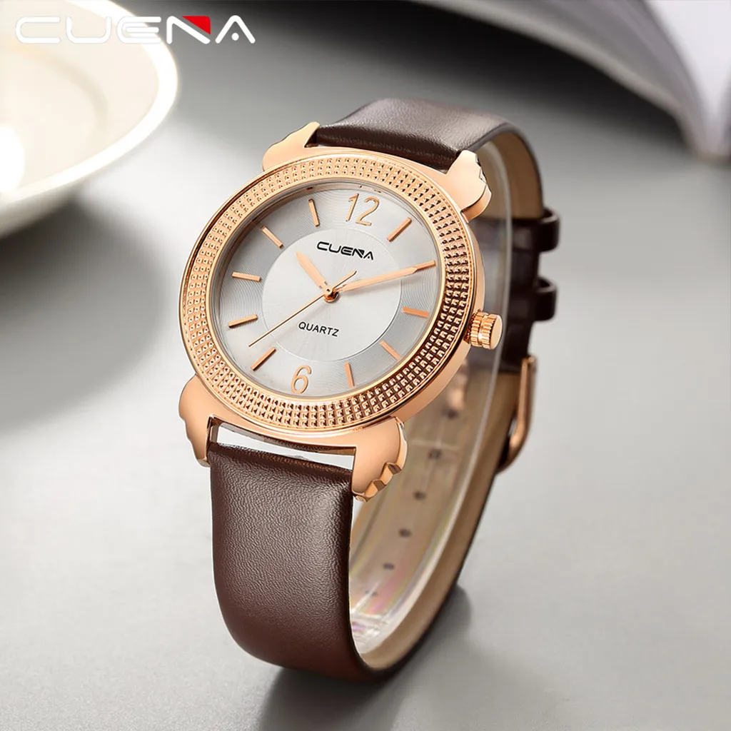 

Luxury Fashion Faux Leather Mens Blue Ray Glass Quartz Analog Watches formal Business Leisure Party decoration Gift for mAN