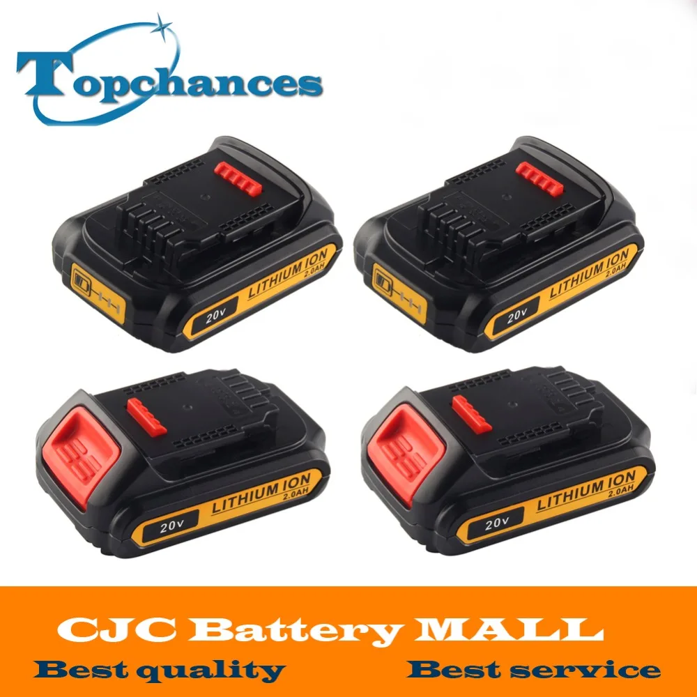 4x High Quality Replacement 20V 2000mAh Li ion Rechargeable font b Power b font font b