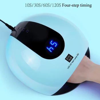 

High Quality 1 Pcs UV LED Nail Dryer Lamp Curing Light 80W Gel Polish Sensor Manicure Tool