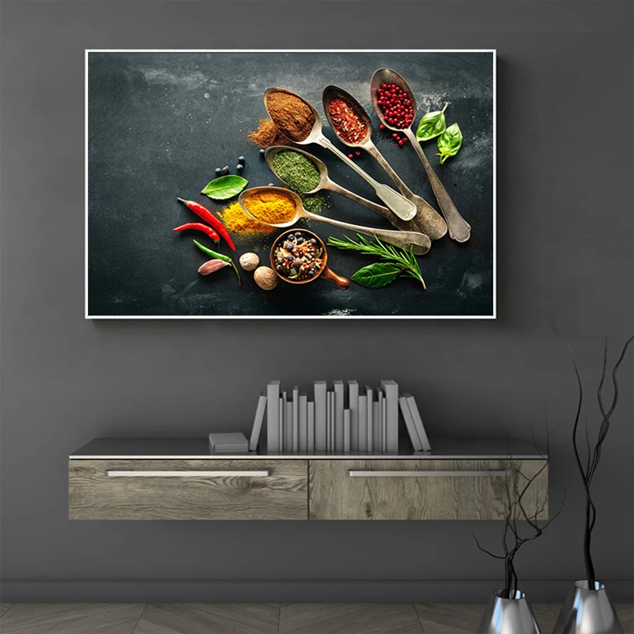 2019 Modern Kitchen Wall Art Canvas Painting Seasoning Picture Print On Posters And Prints Pictures For Dining Room Decor From Georgely 2019 Modern Kitchen Wall Art Canvas Painting Seasoning Picture Print On Posters And Prints Pictures For Dining Room Decor From Georgely